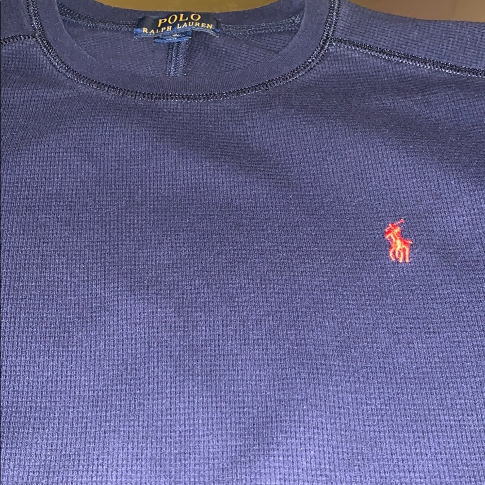 Boys polo Thermal long sleeve shirt